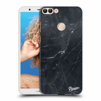 Etui na Huawei P Smart - Black marble