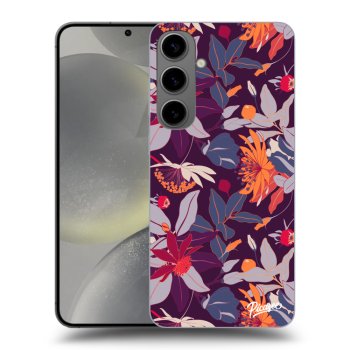 Etui na Samsung Galaxy S24+ S926B 5G - Purple Leaf