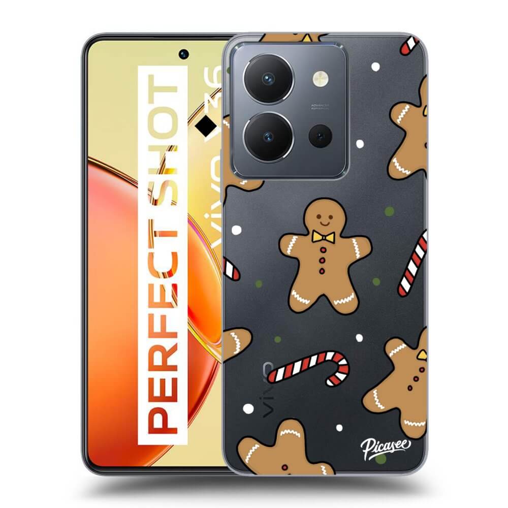 Picasee silikonowe przeźroczyste etui na Vivo Y36 4G - Gingerbread