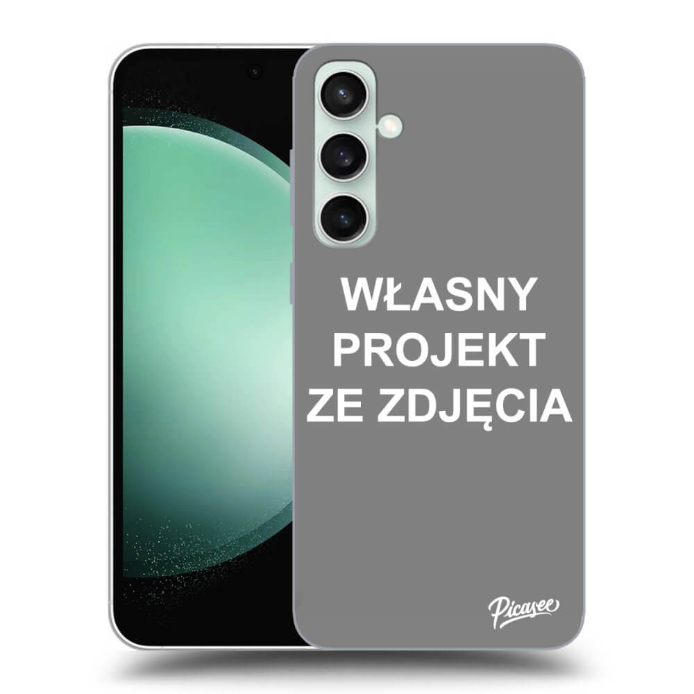 Picasee silikonowe przeźroczyste etui na Samsung Galaxy S23 FE S711B - Własny projekt ze zdjęcia