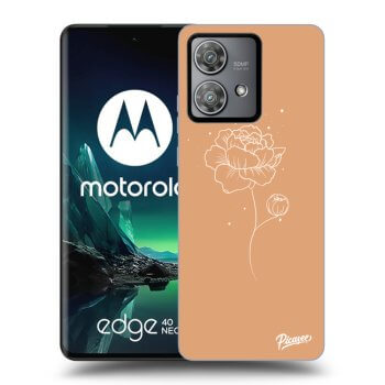 Etui na Motorola Edge 40 Neo - Peonies