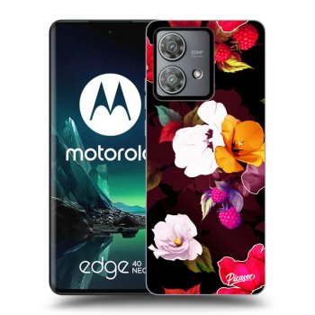 Etui na Motorola Edge 40 Neo - Flowers and Berries