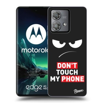 Etui na Motorola Edge 40 Neo - Angry Eyes - Transparent