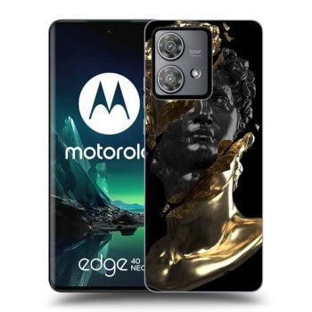Etui na Motorola Edge 40 Neo - Gold - Black