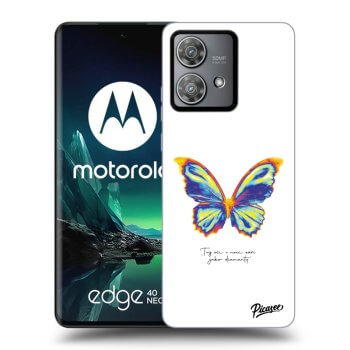 Etui na Motorola Edge 40 Neo - Diamanty White