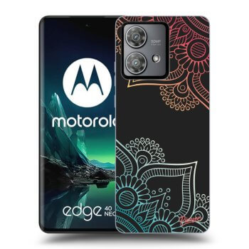 Etui na Motorola Edge 40 Neo - Flowers pattern