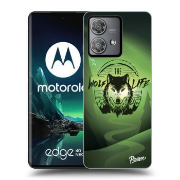 Etui na Motorola Edge 40 Neo - Wolf life