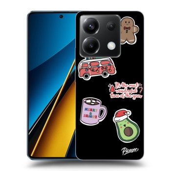 Etui na Xiaomi Poco X6 - Christmas Stickers