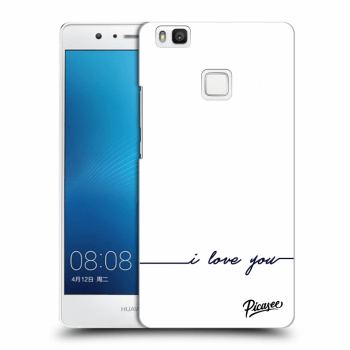Picasee silikonowe przeźroczyste etui na Huawei P9 Lite - I love you