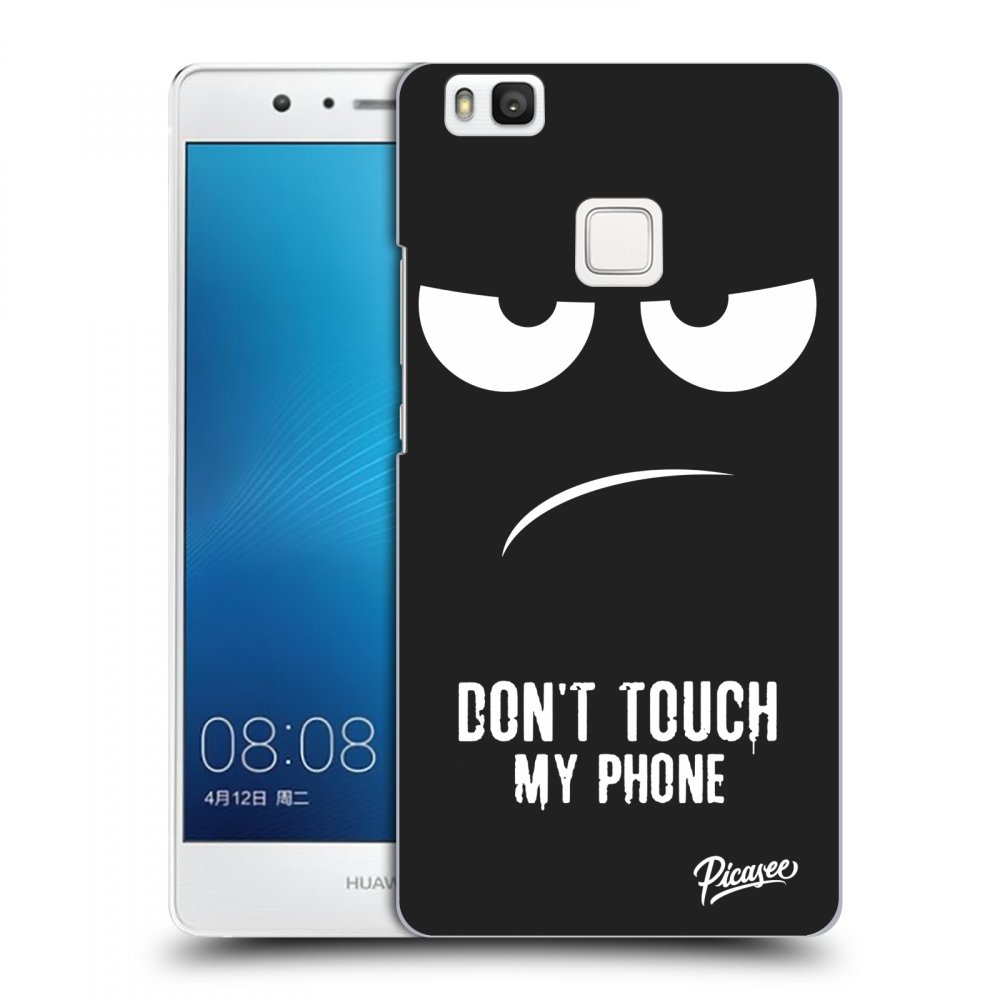 Picasee silikonowe czarne etui na Huawei P9 Lite - Don't Touch My Phone