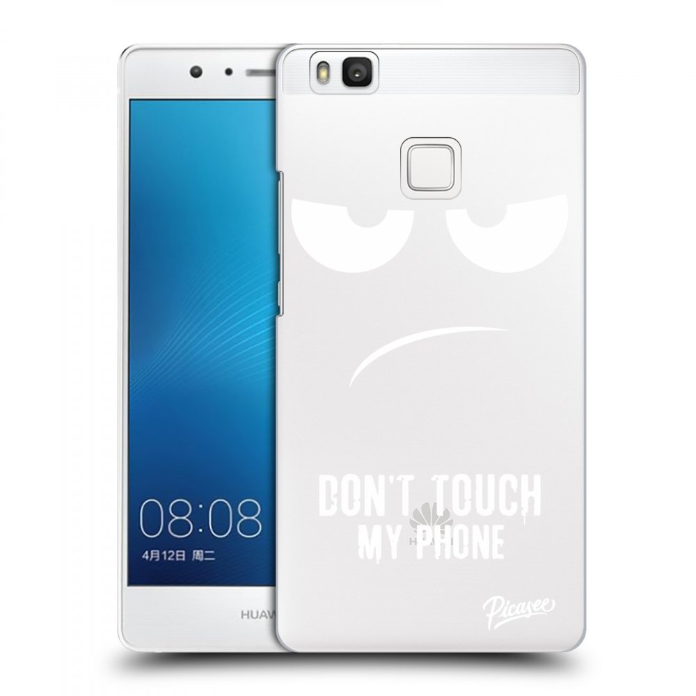Picasee silikonowe przeźroczyste etui na Huawei P9 Lite - Don't Touch My Phone