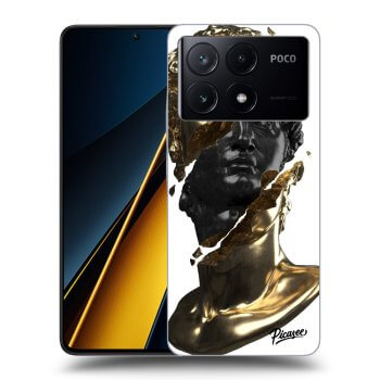 Etui na Xiaomi Poco X6 Pro - Gold - Black