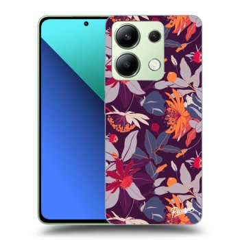 Etui na Xiaomi Redmi Note 13 5G - Purple Leaf