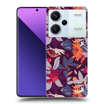 Etui na Xiaomi Redmi Note 13 Pro+ 5G - Purple Leaf