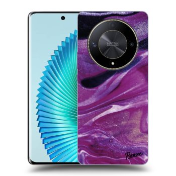 Etui na Honor Magic6 Lite 5G - Purple glitter