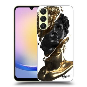 Picasee ULTIMATE CASE pro Samsung Galaxy A25 A256B 5G - Gold - Black