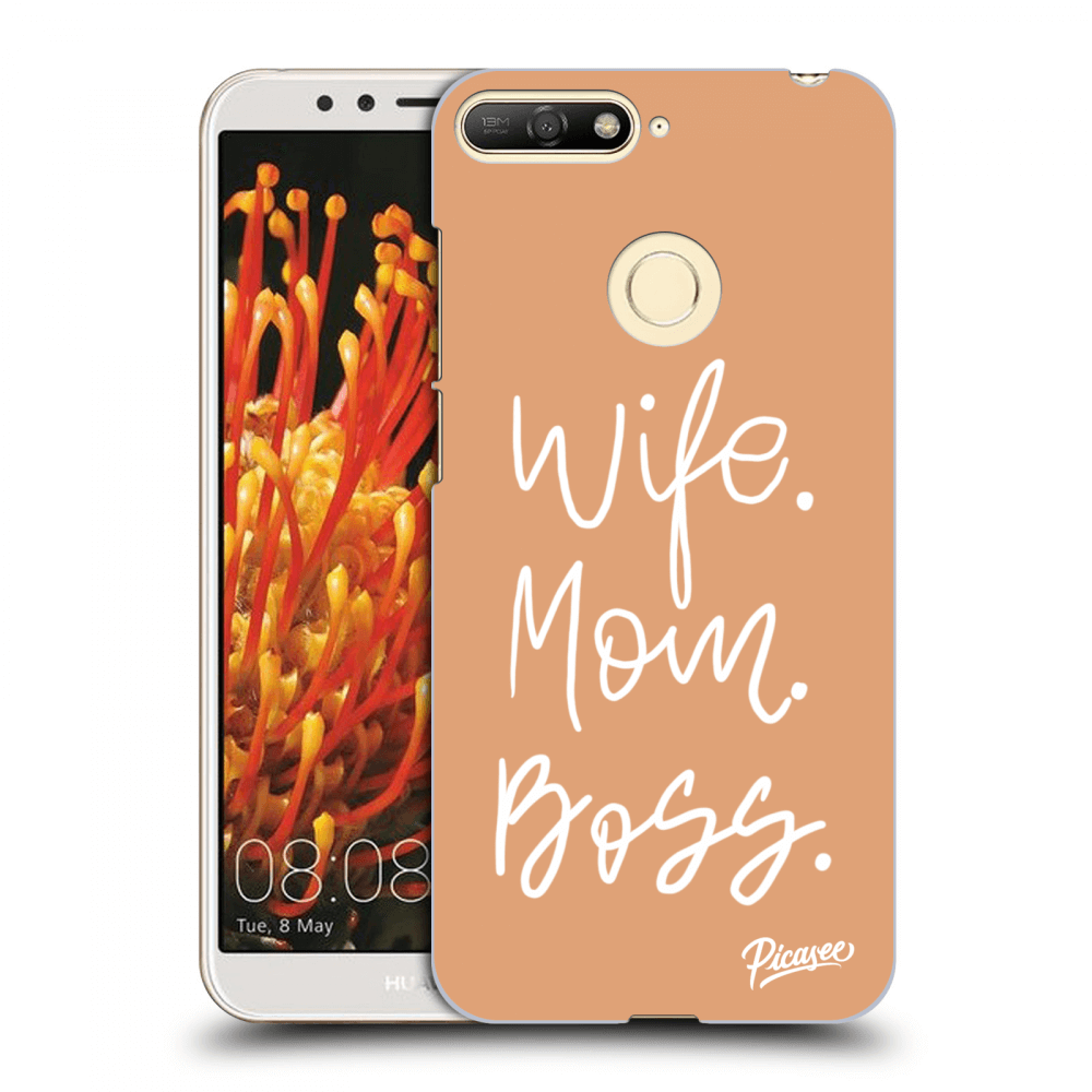 Picasee ULTIMATE CASE pro Huawei Y6 Prime 2018 - Boss Mama