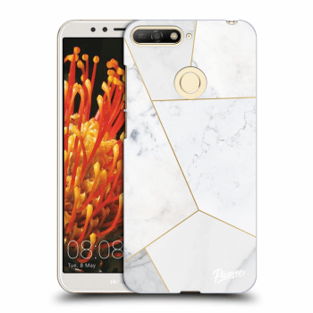 Etui na Huawei Y6 Prime 2018 - White tile