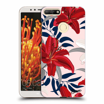 Etui na Huawei Y6 Prime 2018 - Red Lily