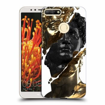 Etui na Huawei Y6 Prime 2018 - Gold - Black