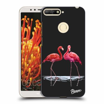 Etui na Huawei Y6 Prime 2018 - Flamingos couple