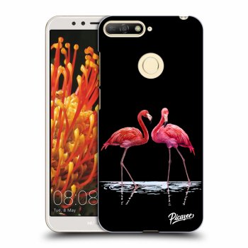 Etui na Huawei Y6 Prime 2018 - Flamingos couple