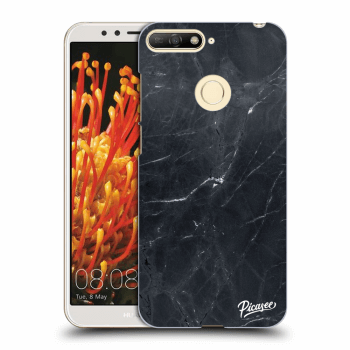 Etui na Huawei Y6 Prime 2018 - Black marble