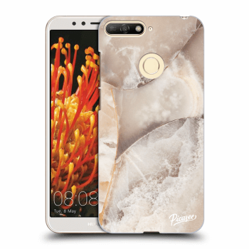 Etui na Huawei Y6 Prime 2018 - Cream marble