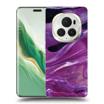 Etui na Honor Magic6 Pro - Purple glitter