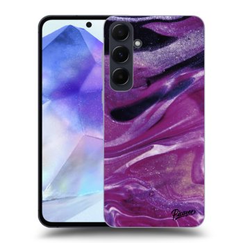 Etui na Samsung Galaxy A55 5G A556B - Purple glitter