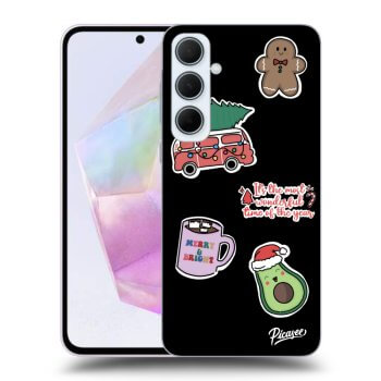 Picasee ULTIMATE CASE pro Samsung Galaxy A35 A356B - Christmas Stickers