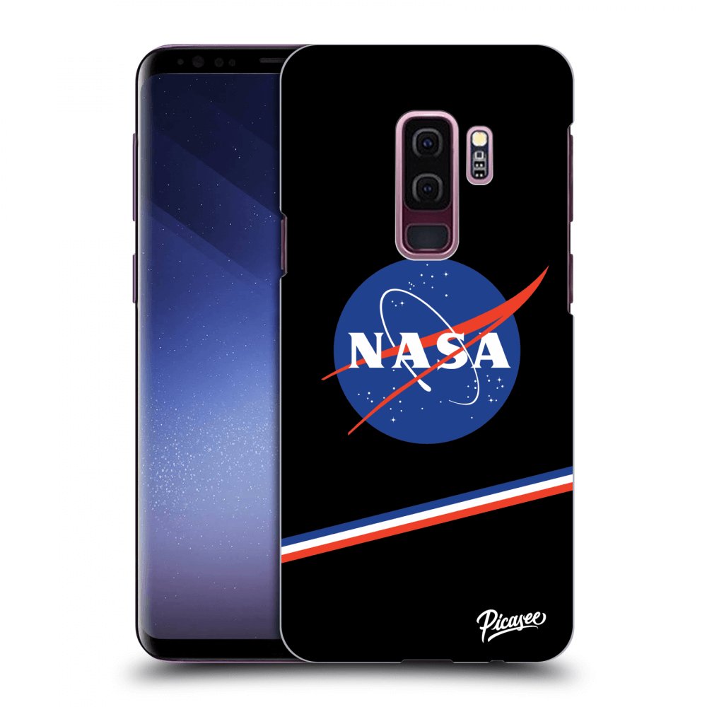 Picasee silikonowe czarne etui na Samsung Galaxy S9 Plus G965F - NASA Original