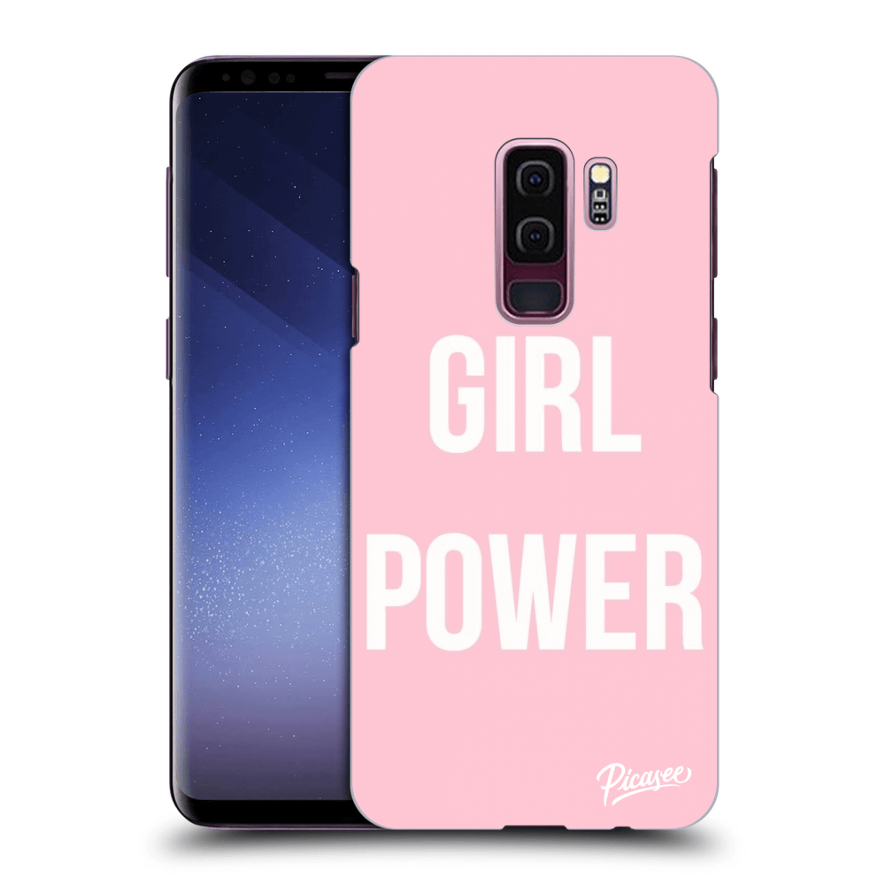 Picasee silikonowe czarne etui na Samsung Galaxy S9 Plus G965F - Girl power