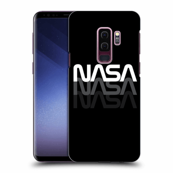Picasee silikonowe czarne etui na Samsung Galaxy S9 Plus G965F - NASA Triple