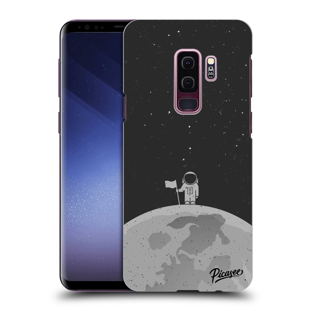 Picasee silikonowe czarne etui na Samsung Galaxy S9 Plus G965F - Astronaut