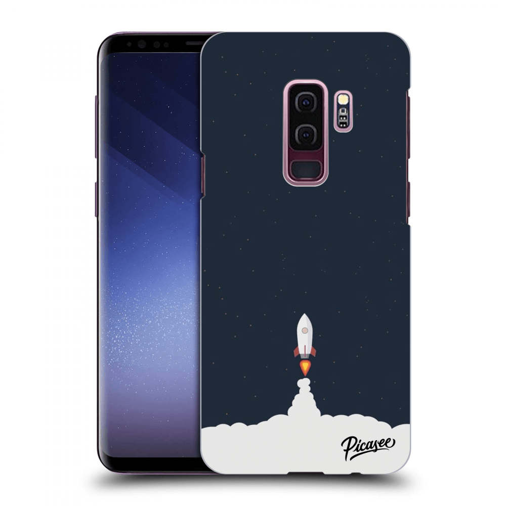 Picasee silikonowe czarne etui na Samsung Galaxy S9 Plus G965F - Astronaut 2