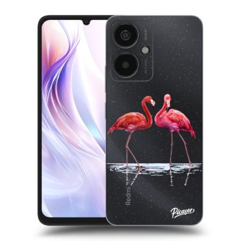 Etui na Xiaomi Redmi 13C 5G - Flamingos couple