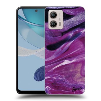Etui na Motorola Moto G53 5G - Purple glitter