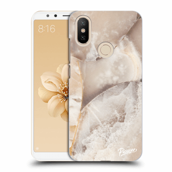 Etui na Xiaomi Mi A2 - Cream marble