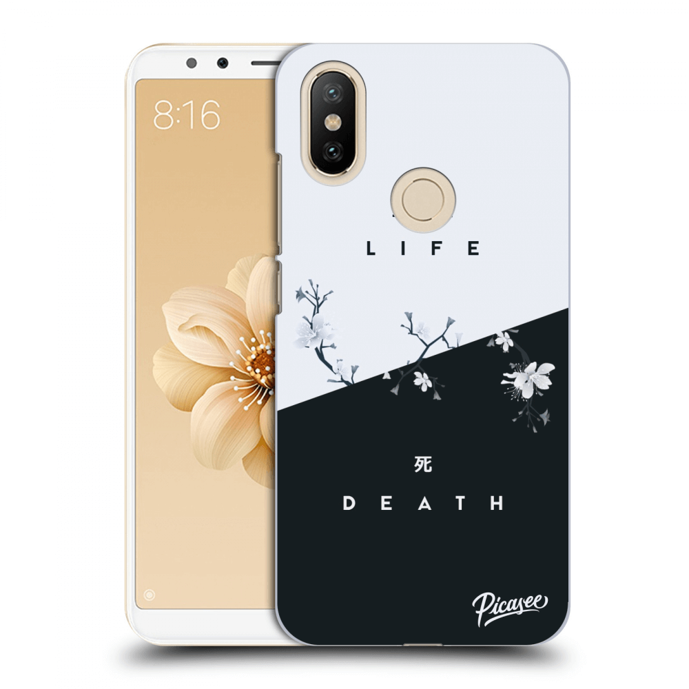 Picasee silikonowe przeźroczyste etui na Xiaomi Mi A2 - Life - Death