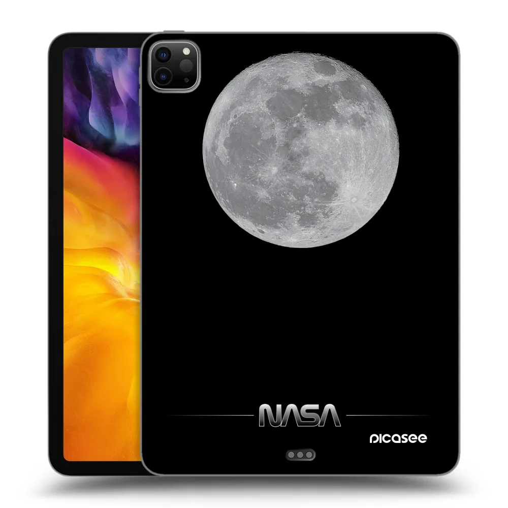 Picasee silikonowe czarne etui na Apple iPad Pro 11" 2024 (7.gen.) - Moon Minimal