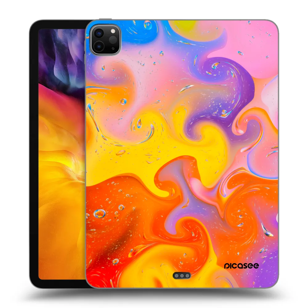 Picasee silikonowe czarne etui na Apple iPad Pro 11" 2024 (7.gen.) - Bubbles