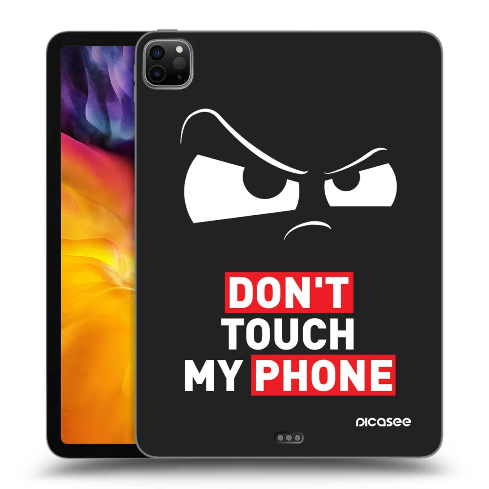 Picasee silikonowe czarne etui na Apple iPad Pro 11" 2024 (7.gen.) - Cloudy Eye - Transparent