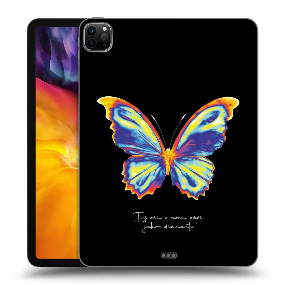 Picasee silikonowe czarne etui na Apple iPad Pro 11" 2024 (7.gen.) - Diamanty Black