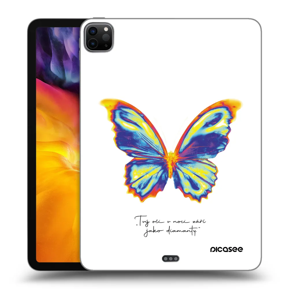 Picasee silikonowe czarne etui na Apple iPad Pro 11" 2024 (7.gen.) - Diamanty White