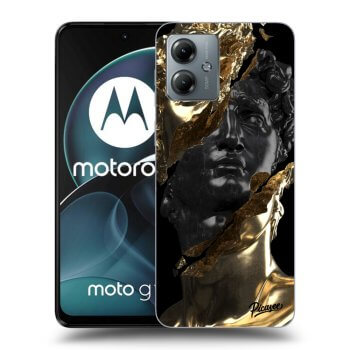 Etui na Motorola Moto G14 - Gold - Black