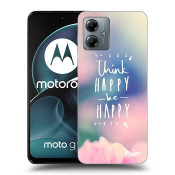 Etui na Motorola Moto G14 - Think happy be happy