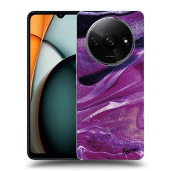 Etui na Xiaomi Redmi A3 - Purple glitter