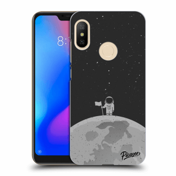 Picasee silikonowe czarne etui na Xiaomi Mi A2 Lite - Astronaut