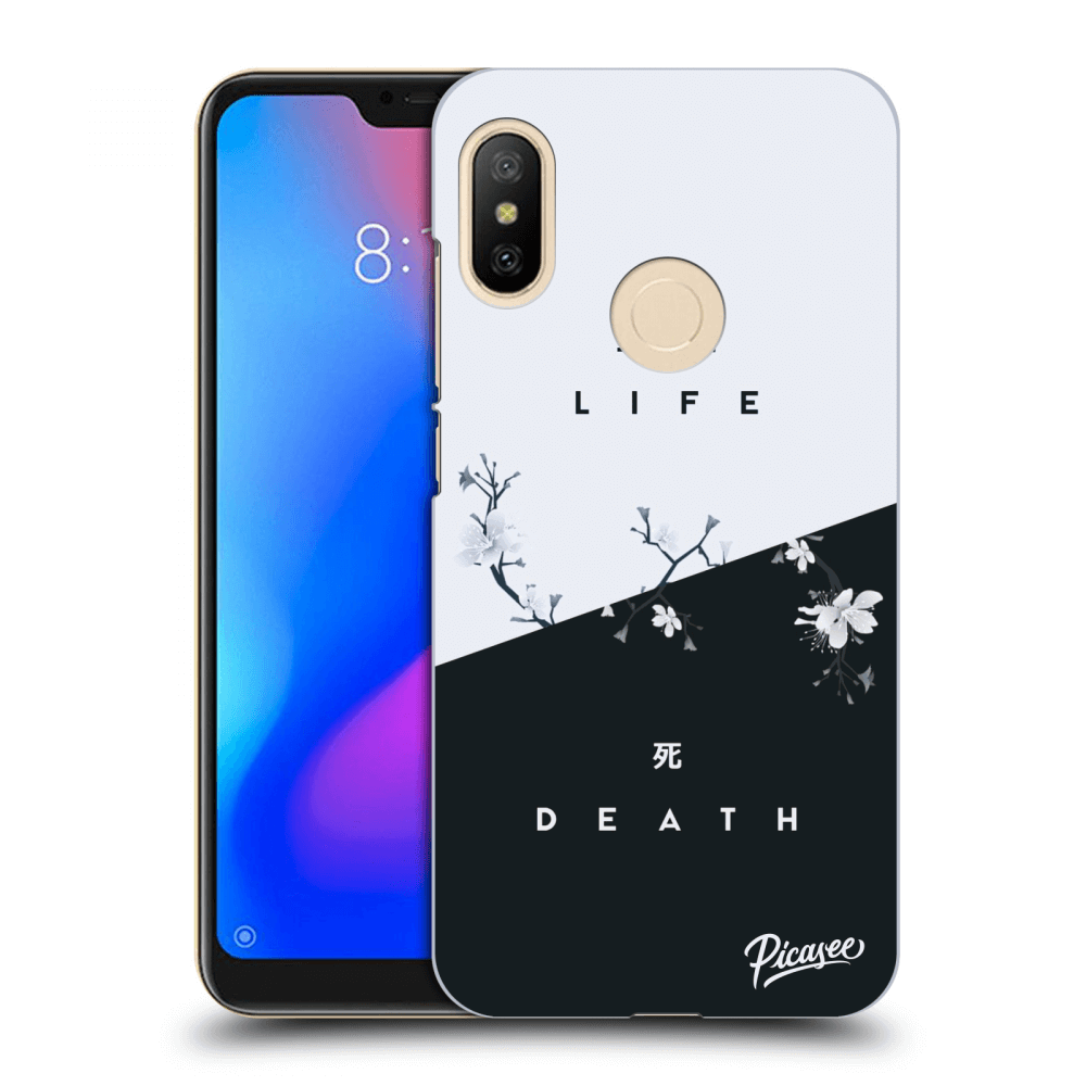 Picasee silikonowe przeźroczyste etui na Xiaomi Mi A2 Lite - Life - Death